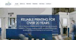 Desktop Screenshot of printintime.co.za